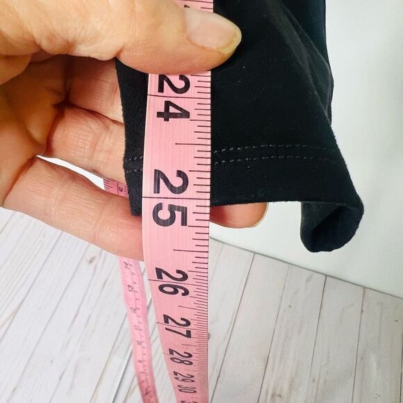 Express Black Soft Microsuede Feel Super High Rise Stretch Leggings NWT! - Picture 5 of 12